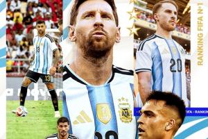 阿根廷被動升FIFA第一！阿媒：過往有FIFA第一無法奪世界杯的魔咒配圖